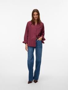 Vero Moda VMMIA Skjorte -Burgundy - 10334252