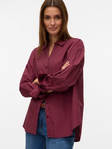 Vero Moda VMMIA Skjorte -Burgundy - 10334252
