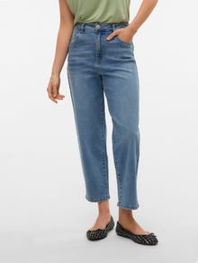 Vero Moda VMBETTY High rise Mom Fit Jeans -Medium Blue Denim - 10334325