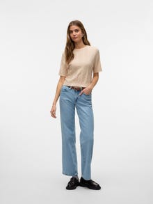 Vero Moda VMANNIKA Knit top -Natural Melange - 10334340
