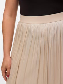 Vero Moda VMCVIPS Średnia talia Długa spódnica -Pumice Stone - 10334370