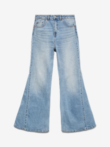 Vero Moda VMINDIA Vita alta Flared Fit Jeans -Medium Blue Denim - 10334429
