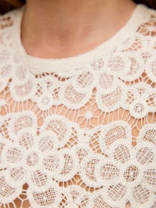 Vero Moda Tavapärane lõige Ümmargune kaelus Top -Snow White - 10334449