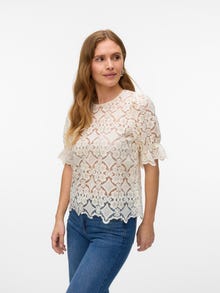 Vero Moda VMDINNA Tops -Antique White - 10334465