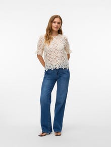 Vero Moda VMDINNA Tops -Antique White - 10334465