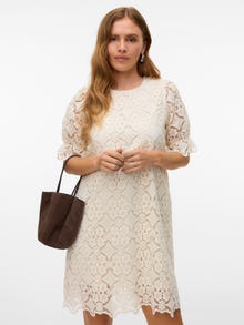 Vero Moda VMDINNA Short dress -Antique White - 10334468