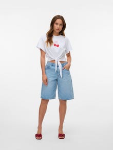Vero Moda SNCAMI T-skjorte -Bright White - 10334503