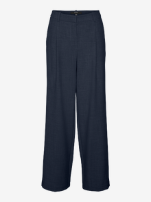 Vero Moda VMCASSIDY Średnia talia Spodnie -Navy Blazer - 10334507