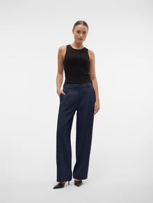 Vero Moda VMCASSIDY Średnia talia Spodnie -Navy Blazer - 10334507