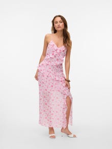 Vero Moda VMAMINA Long dress -Pink Marshmallow - 10334542