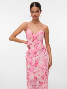 Vero Moda VMAMINA Vestido largo -Parfait Pink - 10334542