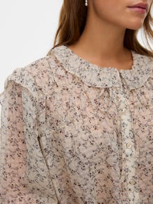 Vero Moda VMPETRA Skjorta -Oatmeal - 10334562