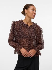 Vero Moda VMPETRA Chemises -Chocolate Torte - 10334562