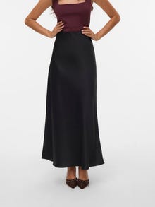 Vero Moda VMMERLE Mid waist Long Skirt -Black - 10334592