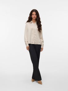 Vero Moda Tavapärane lõige Särgikrae Särk -Pumice Stone - 10334598