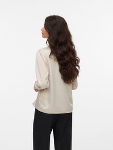Vero Moda Tavapärane lõige Särgikrae Särk -Pumice Stone - 10334598