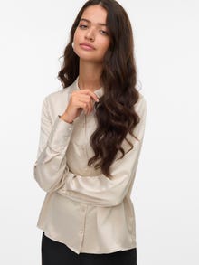 Vero Moda Tavapärane lõige Särgikrae Särk -Pumice Stone - 10334598