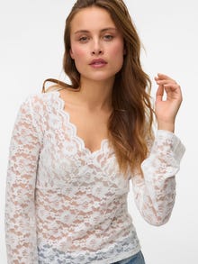 Vero Moda VMILLA Topp -Snow White - 10334610
