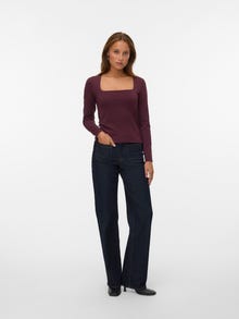 Vero Moda VMMILLION Top -Tawny Port - 10334613