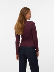 Vero Moda VMMILLION Top -Tawny Port - 10334613