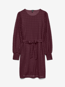 Vero Moda VMBECCA Krótka sukienka -Winetasting - 10334619