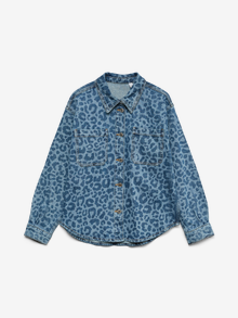 Vero Moda VMTESSIE Denimskjorte -Medium Blue Denim - 10334623