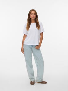 Vero Moda VMFILLI T-Shirt -Bright White - 10334654