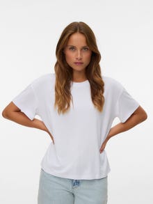 Vero Moda VMFILLI T-Shirt -Bright White - 10334654