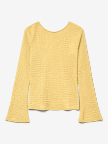 Vero Moda VMCILLE Tops -Pale Banana - 10334657