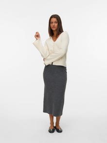 Vero Moda VMBRISA Taille moyenne Jupe midi -Medium Grey Melange - 10334684