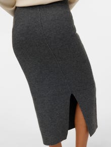 Vero Moda VMBRISA Cintura media Falda midi -Medium Grey Melange - 10334684