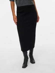 Vero Moda VMBRISA Taille moyenne Jupe midi -Black - 10334684