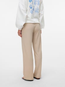 Vero Moda SNMERVE Høj talje Bukser -Silver Lining - 10334706