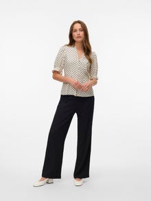 Vero Moda SNMERVE Hohe Taille Hose -Black - 10334706