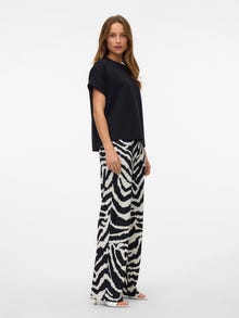 Vero Moda SNMERVE Høj talje Bukser -Black - 10334706