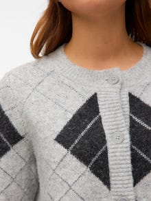 Vero Moda VMDAE Stickad kofta -Light Grey Melange - 10334877