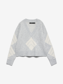 Vero Moda VMDAE Pull-overs -Light Grey Melange - 10334880