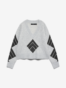 Vero Moda VMDAE Pullover -Light Grey Melange - 10334880