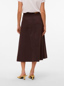 Vero Moda VMFILIA High waist Midi-rok -Chocolate Torte - 10335049