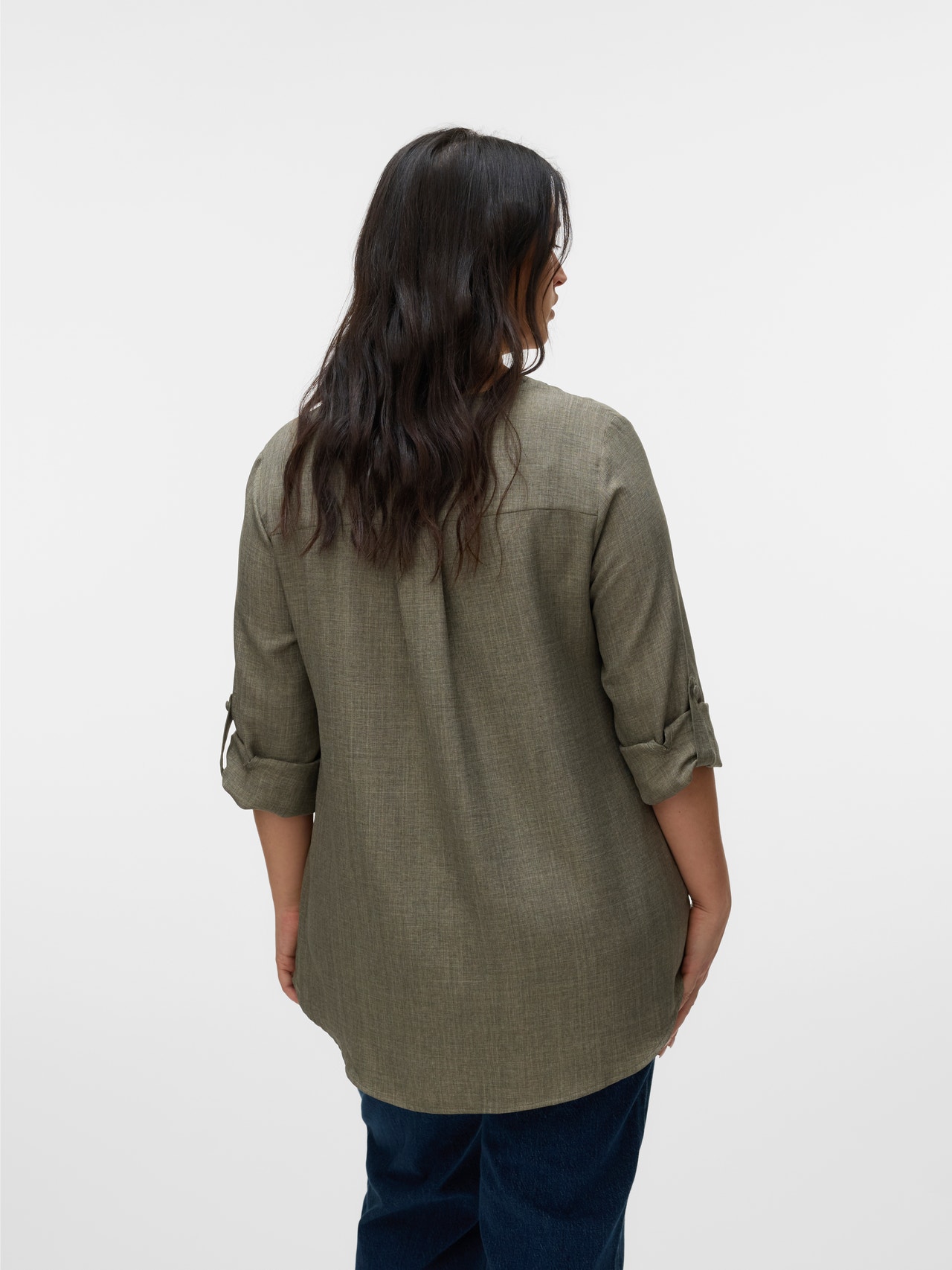 Vero Moda VMMELANEY - Camicia - navy blazer/blu scuro Vero Moda VMMELANEY - Camicia - navy blazer/blu scuro