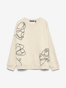 Vero Moda VMIVALO Sweat-shirts -Birch - 10335194