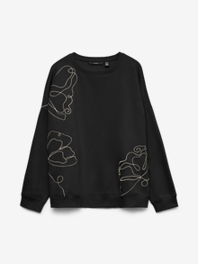 Vero Moda VMIVALO Sweat-shirts -Black - 10335194