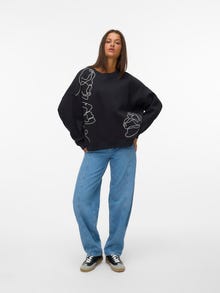 Vero Moda VMIVALO Sweat-shirts -Black - 10335194