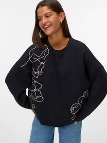 Vero Moda VMIVALO Sweat-shirts -Black - 10335194