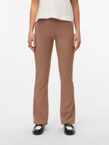 Vero Moda VMJOSIE Vita media Pantaloni -Taupe Gray - 10335197
