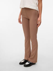 Vero Moda VMJOSIE Vita media Pantaloni -Taupe Gray - 10335197