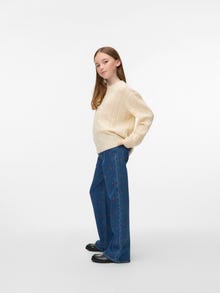 Vero Moda VMTESSA Taille haute Wide Leg Fit Jeans -Medium Blue Denim - 10335206