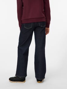 Vero Moda VMTESSA Wysoki stan Krój wide leg Jeans -Dark Blue Denim - 10335239