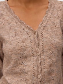 Vero Moda VMLYA Strikket cardigan -Silver Mink - 10335263
