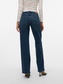 Vero Moda VMVANESSA Vita bassa Wide Leg Fit Jeans -Medium Blue Denim - 10335280